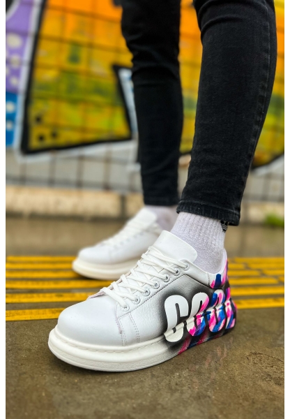 AHN254 CBT Pittura Erkek Ayakkabı 486 PEMBE / MAVI COOL