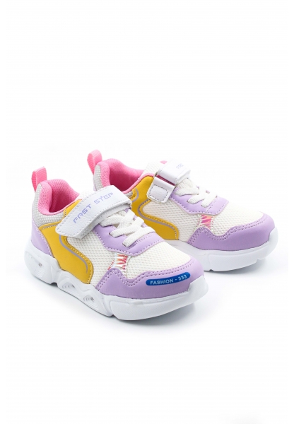 Ayakkabıhane Lila Beyaz Unisex Çocuk Sneaker Ayakkabı AH07141XCA018