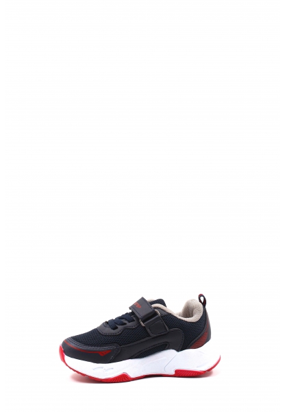 Ayakkabıhane Lacivert Buz Kırmızı Unisex Çocuk Sneaker Ayakkabı AH07461XCA325