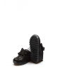 Ayakkabıhane İçi Dışı Hakiki Deri Siyah Simli Kız Çocuk Spor Sneaker Ayakkabı AH078372103